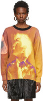 Thumbnail for your product : Dries Van Noten Orange Len Lye Edition Cotton Graphic Print Sweater