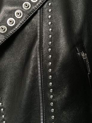 Miu Miu studded leather jacket