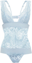 Thumbnail for your product : La Perla Stretch-lace And Jersey Bodysuit