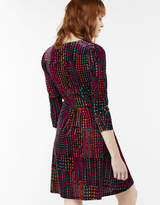 Thumbnail for your product : Monsoon Selina Spot Velvet Print Dress