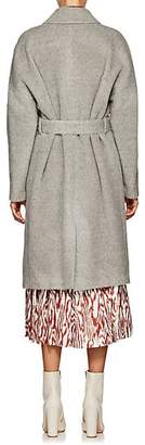 Martin Grant Women's Alpaca-Wool Belted Cardigan Coat - Light Gray