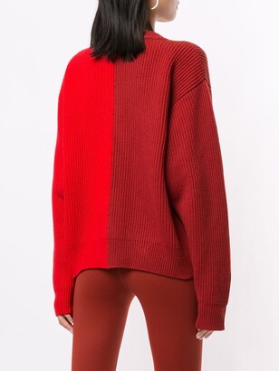 Vaara Eliza colour-block relaxed-fit jumper