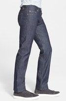 Thumbnail for your product : A.P.C. 'New Standard' Slim Straight Leg Selvedge Jeans (Indigo)