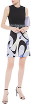 Thumbnail for your product : Emilio Pucci Embellished Printed Ponte Mini Dress