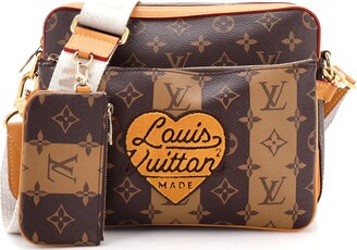 Louis Vuitton Blue/Yellow Striped Canvas Sac Marin Shoulder Bag Louis  Vuitton