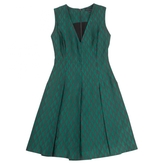 Thumbnail for your product : Jonathan Saunders Green Silk Dress