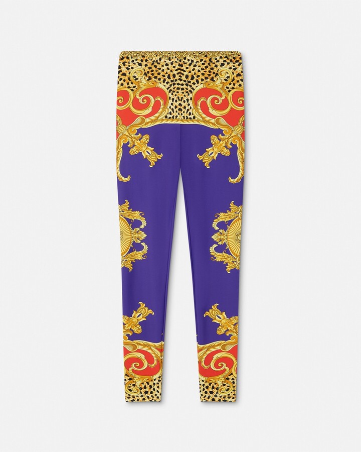 Versace Cheetah Barocco Leggings