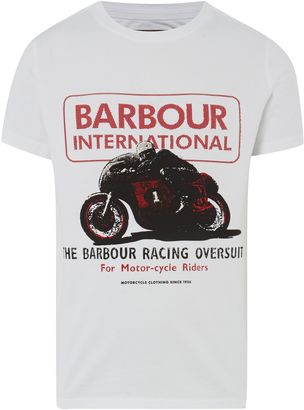 Barbour Raven motorbike print tee