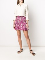 Thumbnail for your product : Etoile Isabel Marant Floral-Print Tiered Skirt