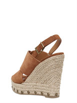 Thumbnail for your product : KG by Kurt Geiger 120mm March Suede Wedge Sandals