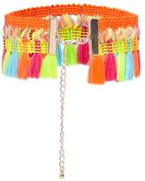 Thumbnail for your product : Forever 21 Multicolored Tassel Choker