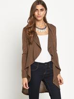 Thumbnail for your product : Lipsy Lurex Drape Front Cardigan
