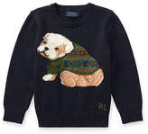Thumbnail for your product : Ralph Lauren Dog Cotton-Blend Sweater