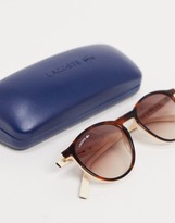 Thumbnail for your product : Lacoste round pink sunglasses