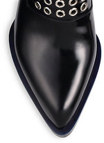 Thumbnail for your product : Jil Sander Studded Leather Loafers