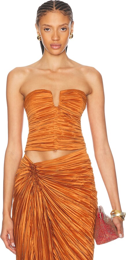 Cult Gaia Maria Top in Orange