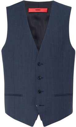 HUGO BOSS Vin Extra Slim Textured 3PC Suit Waistcoat - ShopStyle