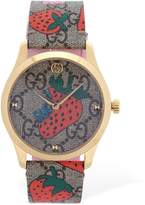 Thumbnail for your product : Gucci SUPREME STRAWBERRY WATCH