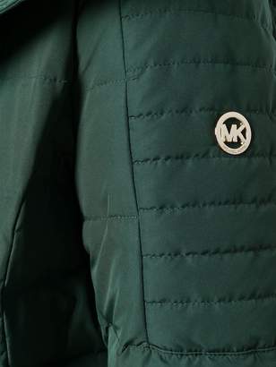 MICHAEL Michael Kors padded faux fur collar jacket