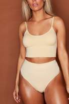 Thumbnail for your product : boohoo Plus High Waist Control Thong