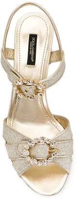 Dolce & Gabbana crystal buckle sandals