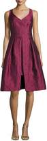 Thumbnail for your product : Trina Turk Sleeveless Pleated Floral Jacquard Dress, Pink