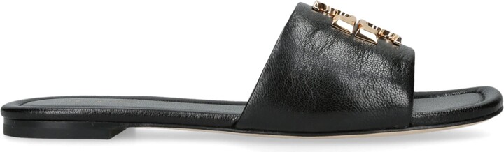 Tory Burch Leather Eleanor Slides
