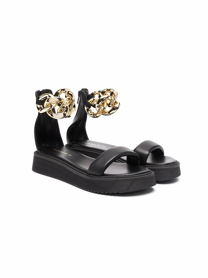 Florens TEEN chain-link sandals - ShopStyle Girls' Shoes