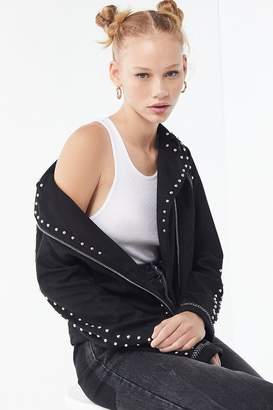 Urban Outfitters Studded Moto Jacket