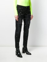 Thumbnail for your product : Philipp Plein Boyfriend Stars embellished jeans