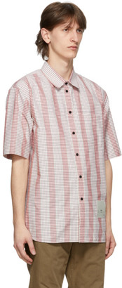 Oamc Pink Micro Check Institute Shirt