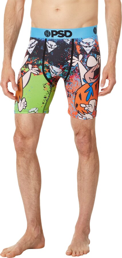 PSD Men's Flintstones - Fred & Barney Multi-Color Boxer Brief Underwear ...