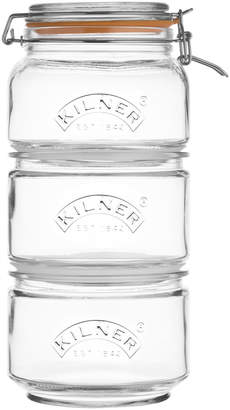 Kilner 3-Piece Glass Stackable Jar Set