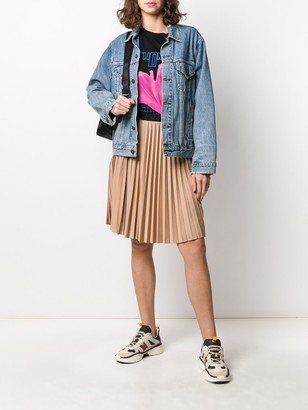 Moncler Stretch Waistband Pleated Skirt