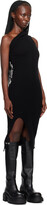 Thumbnail for your product : Rick Owens Black Single-Shoulder Minidress