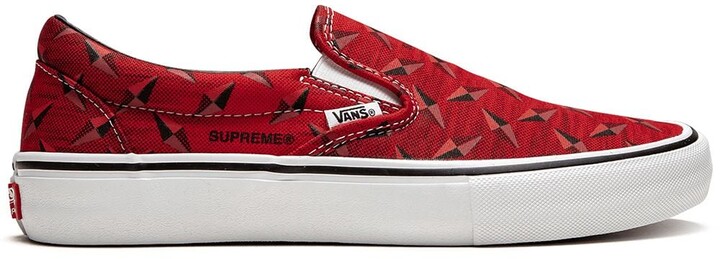 slip on supreme vans