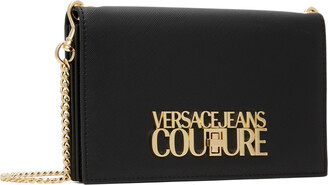 Versace Jeans Couture Black Lock Lock Bag
