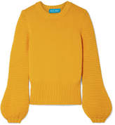 Thumbnail for your product : MiH Jeans Lova Cashmere And Wool-blend Sweater - Saffron