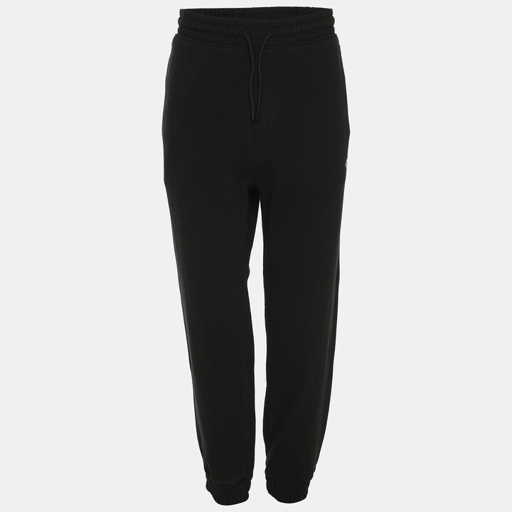 HUGO BOSS Black Jersey Logo Embroidered Jogger Pants XL