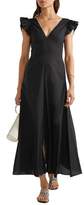 Thumbnail for your product : Tome Ruffle-Trimmed Cotton-Voile Midi Dress