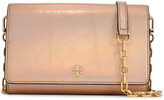 Thumbnail for your product : Tory Burch Robinson Iridescent Leather Shoulder Bag