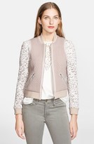 Thumbnail for your product : Rebecca Taylor Textured Bomber Jacket