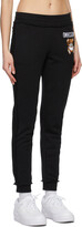 Thumbnail for your product : Moschino Black Inside Out Teddy Bear Lounge Pants