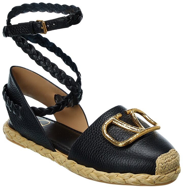 ankle strap espadrille flats