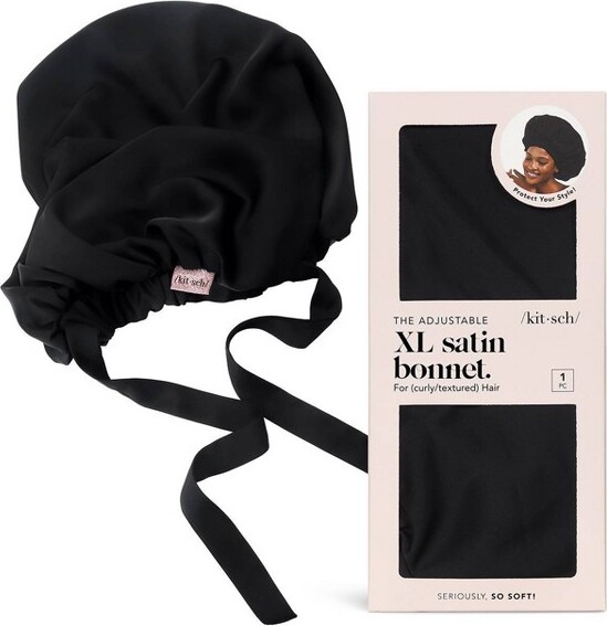 Kitsch KitschSatinSleepHairBonnet-Black