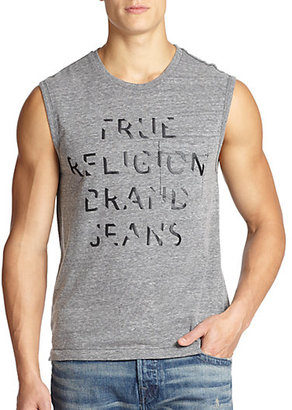 True Religion Logo Muscle Tee