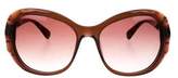 Thumbnail for your product : Diane von Furstenberg Oversize Tinted Sunglasses