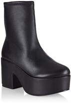 Thumbnail for your product : Larroude Miso Leather Platform Short Boots
