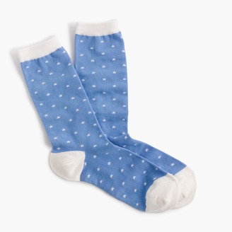 J.Crew Trouser socks in star print