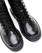 Thumbnail for your product : Forever 21 Faux Patent Leather Combat Boots